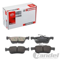 Ferodo ECO-FRICTION BremsbelÄGe Hinten Passend FüR Ford Focus Galaxy Kuga Mondeo