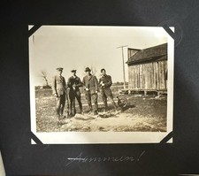 1924 4 1/2” X 3 3/4” Original Photo Of German Duck Hunters Visiting Texas