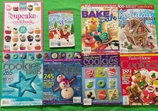 Lot of 8 Taste of Home Holiday Cookies Candies Cupcakes, Food Network Cupcakes