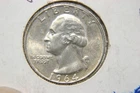 1964 D Washington Quarter Dollar 90% Silver 25 Cents