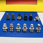 Lego Star Wars 12 Minifigure 6x Clone Troopers 2x resistance troopers Obi Wan