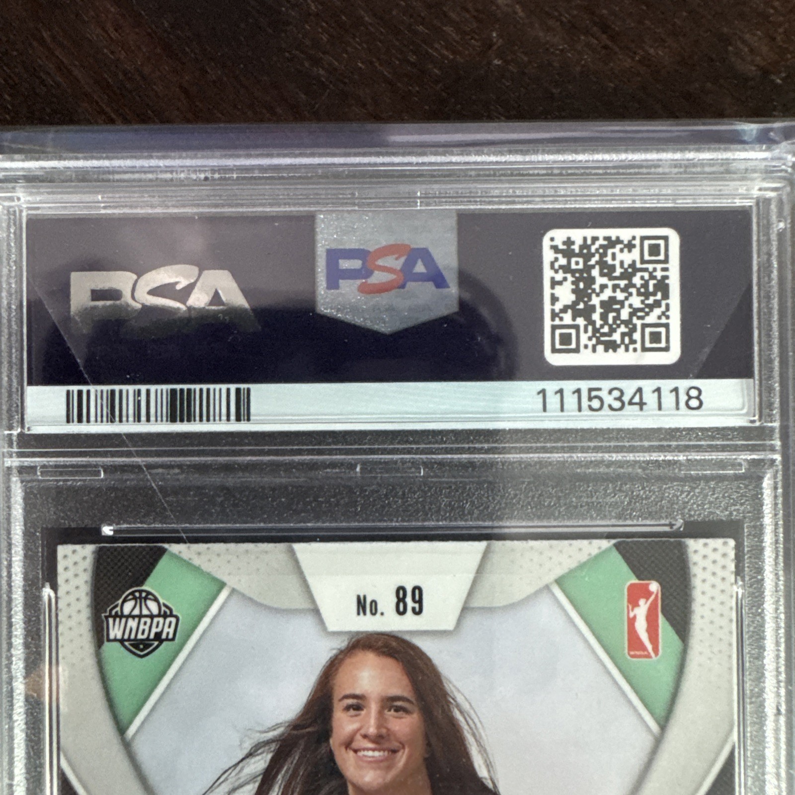 2020 Panini Prizm WNBA #89 Sabrina Ionescu RC PSA 10 Liberty Future HOF view 3