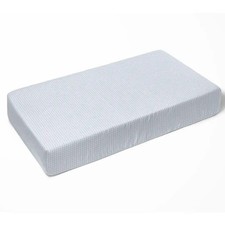 The Socialite Blue Gingham Jersey Knit Infant Crib Sheet