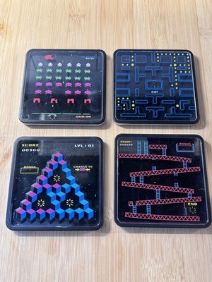 Orb Puzzle Coasters Set Of 4 Mind Boggling Games NEW In Box Adult Drinking