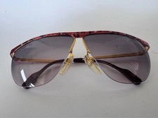Alpina Targa Florio TF 35, 80s Gold-Plated Sunglasses, NOS, Rare Vintage model 