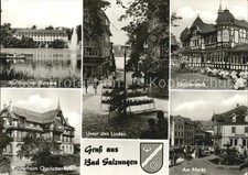 Bad Salzungen Kurhaus am Burgsee Gradierwerk unter den Linden am Markt Kinderhei