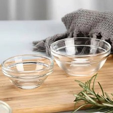 4pcs Household Dessert Rice Pudding Bowls Jelly Pudding Bowls Glass