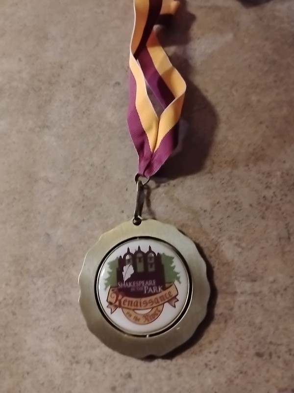 Shakespeare In the park Medallion