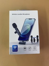 Wireless Lavalier Microphone Plug and Play for iPhone Type-C, Includes Receiver