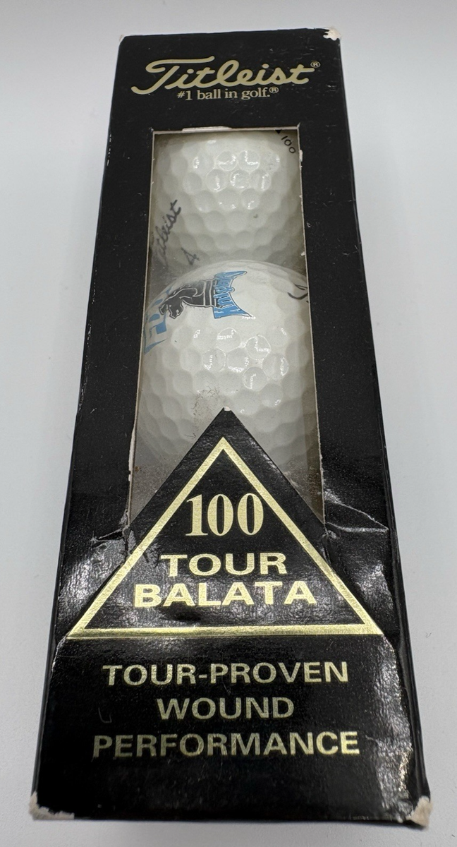 Titleist Tour Balata 100 1 Sleeve New Old Stock (3 Golf Balls) FDU
