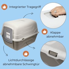 Trabag Katzenstreu-Schaufel Aus Metall Mit Holzgriff – 27 Cm, Lochabstand 7 Mm