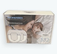 NiceGreen S21 Wearable Breast Pump Hands Free Silent Factory Sealed