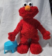 Elmo Live Fisher-Price Sesame Street Working Blue Chair Tickle Elmo Hands