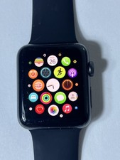 Apple Watch Series 3 42MM Black Aluminum A1859 3D215LL/A iOS 8.8.1   91 NICE  