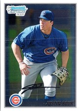 Justin Bour 2010 Bowman Chrome #BCP161 Chicago Cubs
