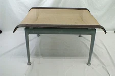 Vtg Richard Schultz 1966 Collection Ottoman Gray Brown White Weave Knoll