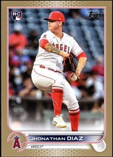 2022 Topps Jhonathan Diaz #332 Gold 1434/2022