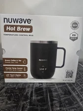 Nuwave Hot Brew Self-Heating Travel Mug with LED Display and Brewing System