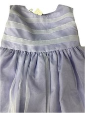 Purple 3T Flower/pageant Dress Size 3T Formal Tulle Gown W/ Sash By Maggie Green