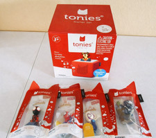 Tonies Toniebox Red Audio Player Bundle w/ 4 Spidey Charactors