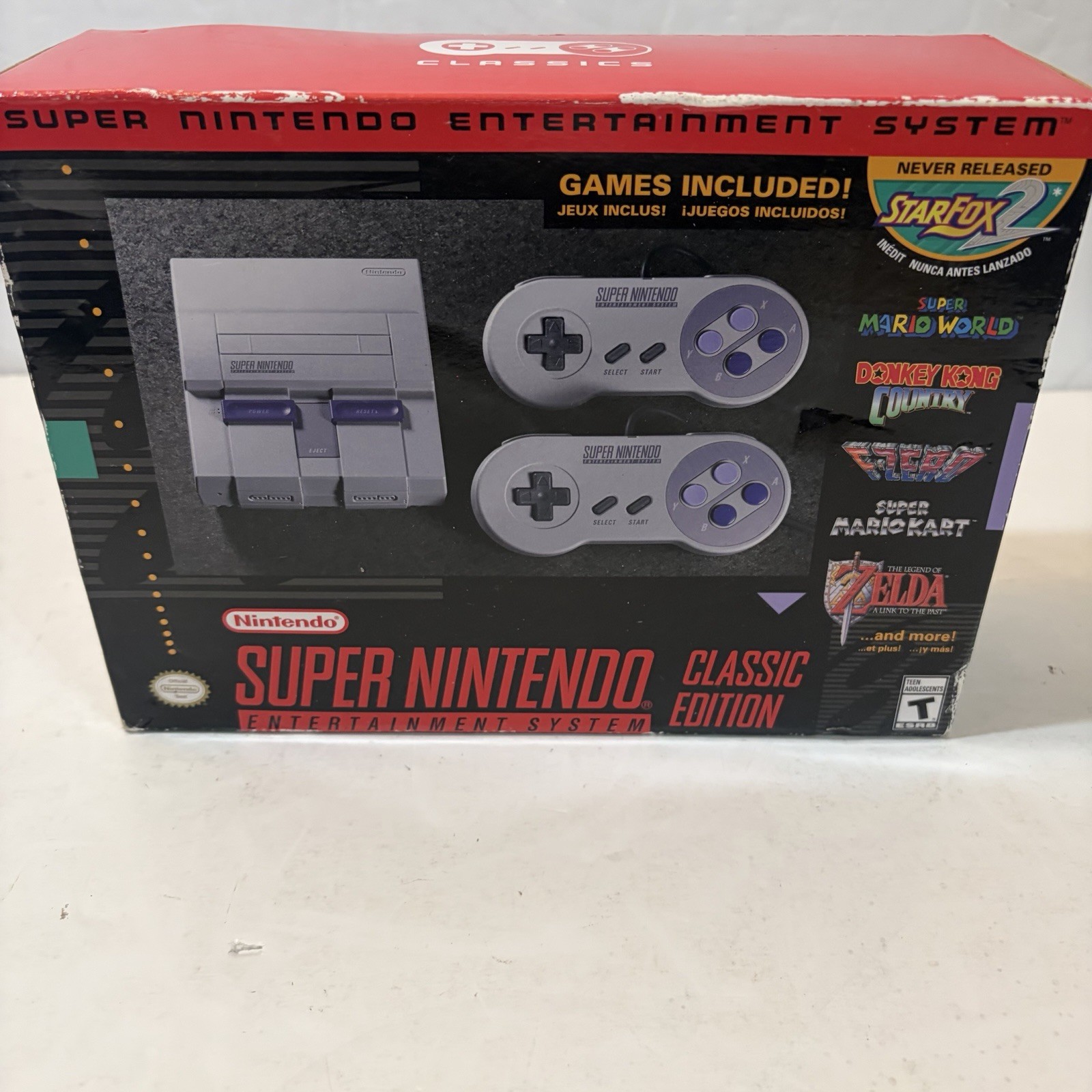Nintendo Super NES Classic Edition Video Game Console – Gray