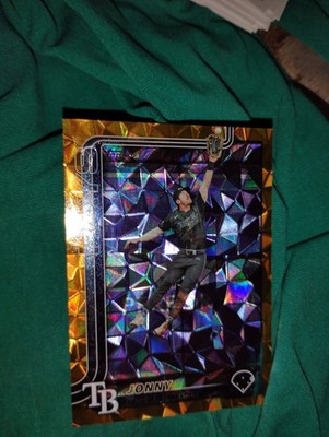 Topps 2025  Jonny Deluca Orange Border Diamante Refractor 15/50