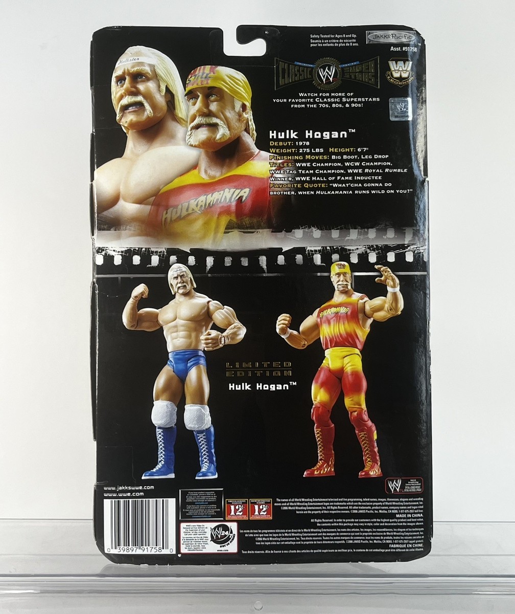 NIB] Hulk Hogan JAKKS Classics Exclusive 🔵 BLUE TRUNKS 🔵 New WWF