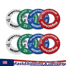Fractional Micro Weight Plates Set of 8 Weight Plate Pair of 0.25LB 0.5LB 0.75LB
