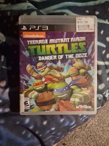 PLAYSTATION 3 PS3 TEENAGE MUTANT NINJA TURTLES DANGER OF THE OOZE 2014