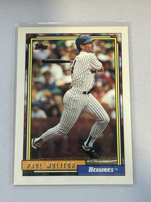 1992 Topps - Paul Molitor  #600 Milwaukee Brewers