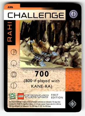 BIONICLE RAHI 2001 Quest for the Masks Upper Deck #226 1st Ed