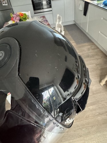 SCHUBERT C3 PRO, MODULAR FLIP-UP, EXTRA VISOR, PINLOCK, BLACK, M 56/57, USED - Picture 16 of 22