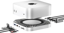 Mac Mini M4 Dock, Aluminum Stand and HDMI Hub for Mac Mini M4 and M4 Pro 2024 wi