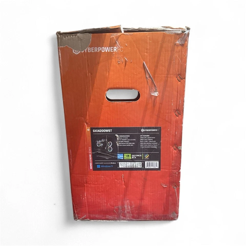 CyberPowerPC GXi4200WST, Intel i5-14600KF, 16GB DDR5, 1TB NVMe SSD, RTX 4060 - Image 3 of 3
