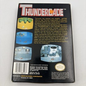 Thundercade (NES, 1989)Complete CIB Nintendo Nes Game Authentic