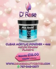 Mia Secret Clear Acrylic Nail Powder - 4oz