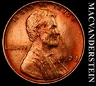 1939 Lincoln Wheat Cent- Choice Gem Brilliant Uncirculated- No Reserve #K483