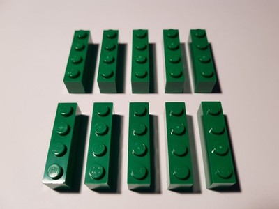 LEGO  10 x 3010 Basic Stein 1 x 4 Grün (#BCGB) Star Wars