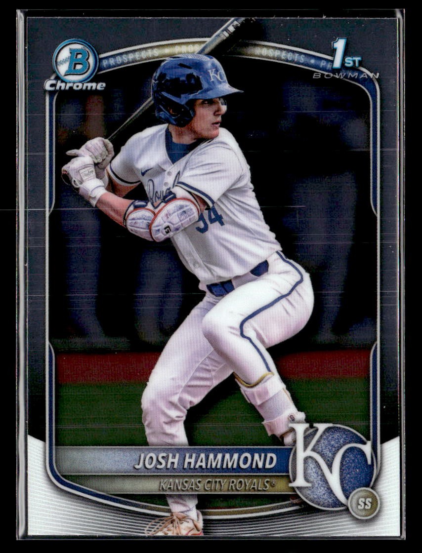2025 Bowman Draft #BDC-185 Josh Hammond Chrome Refractor