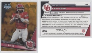 2023 Bowman U Chrome Sapphire Edition Gold /50 Cameron Rising Cam Rising #198