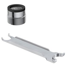 Gerber DA613094 1 GPM Low Flow Pressure Compensating Aerator Kit - Chrome
