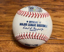 Guardians vs Giants Game Used Baseball 9/13/2023 Elijah Morgan to J.D. Davis MLB