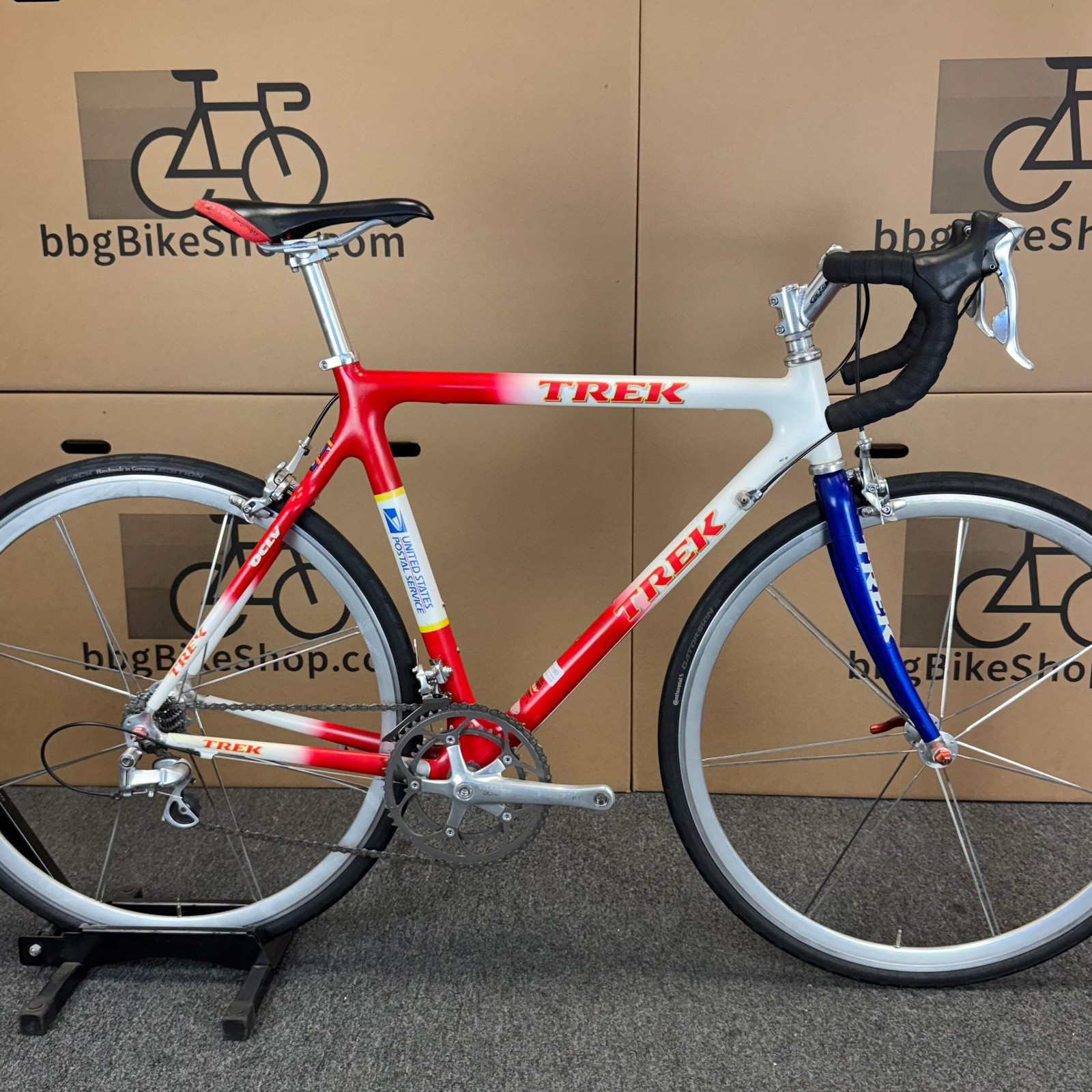 Used Vintage Trek 5500 USPS, OCLV Carbon Fiber Road Bike-1998, 56cm