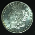 1878 S 7tf rev 78 morgan silver dollar- CHOICE MS nice luster- SMH533