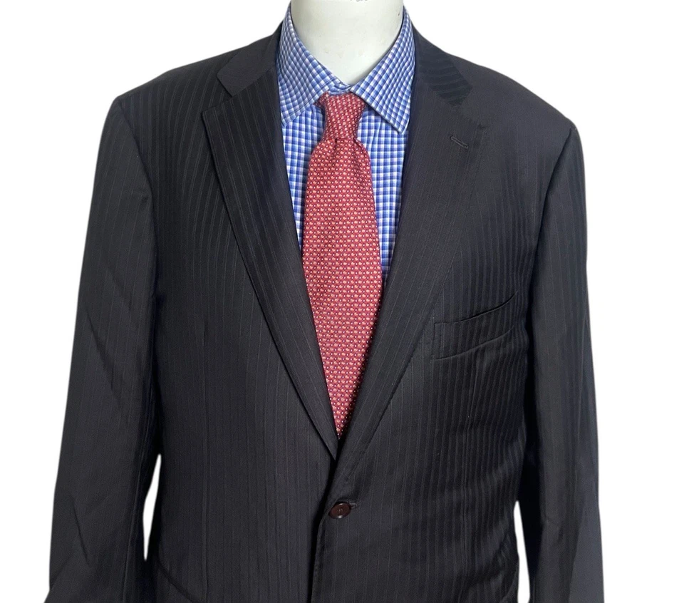 Abrigo Deportivo ISAIA Napoli Marrón 100% Lana Hombre’s 42R Hecho en ITALIA Foto 2 de 4