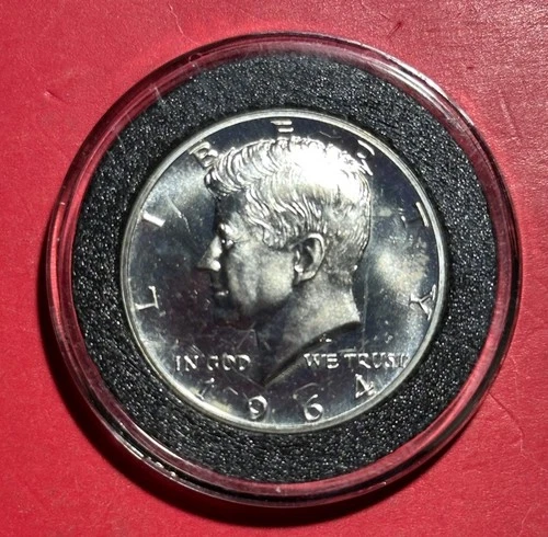 1964 US Kennedy SILVER PROOF Half Dollar!