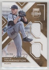 2016 Elite Extra Edition Dual Materials Holo Gold 36/99 Drew Harrington 0f8