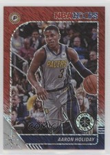 2019-20 Panini NBA Hoops Premium Stock Red Shimmer Prizm 17/88 Aaron Holiday 4lo