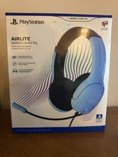 PlayStation AIRLITE Wired Stereo Gaming Headset Blue for PS5/PS4