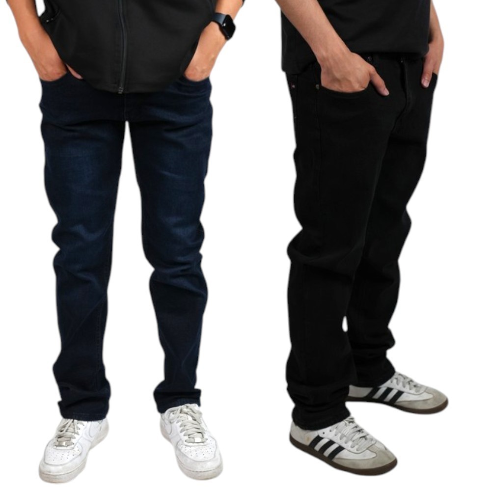 's Slim Fit Jeans Stretch Denim Pants 30-44